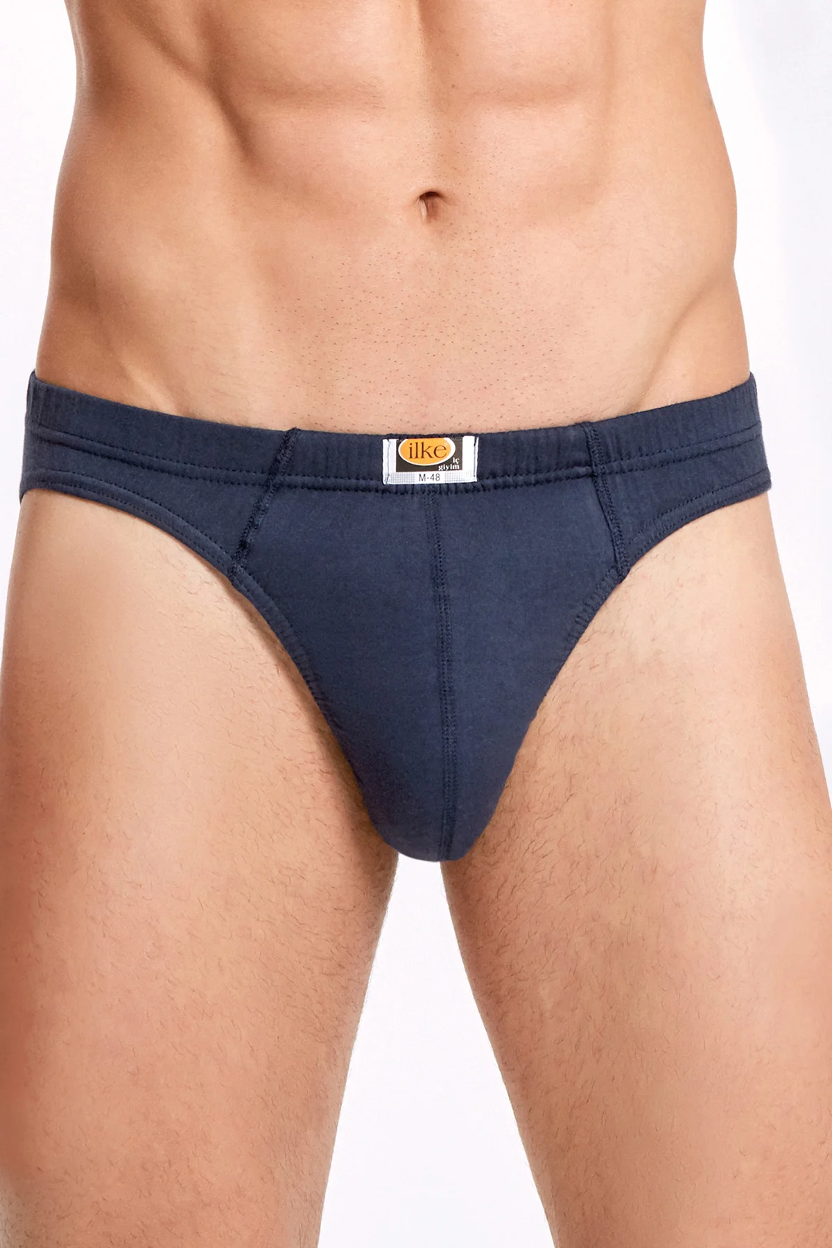 Erkek Mavi Lacivert Siyah Pamuk Spor Slip 3'lü