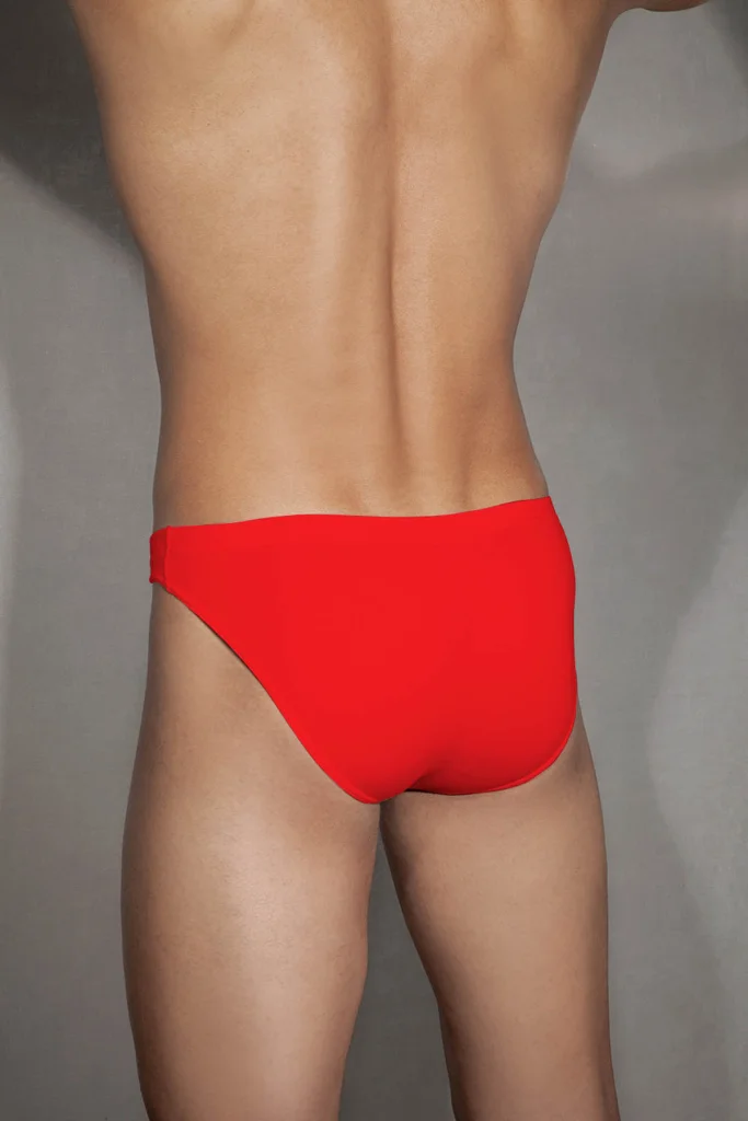 Erkek Pamuklu Kırmızı Düşük Bel Slip Külot