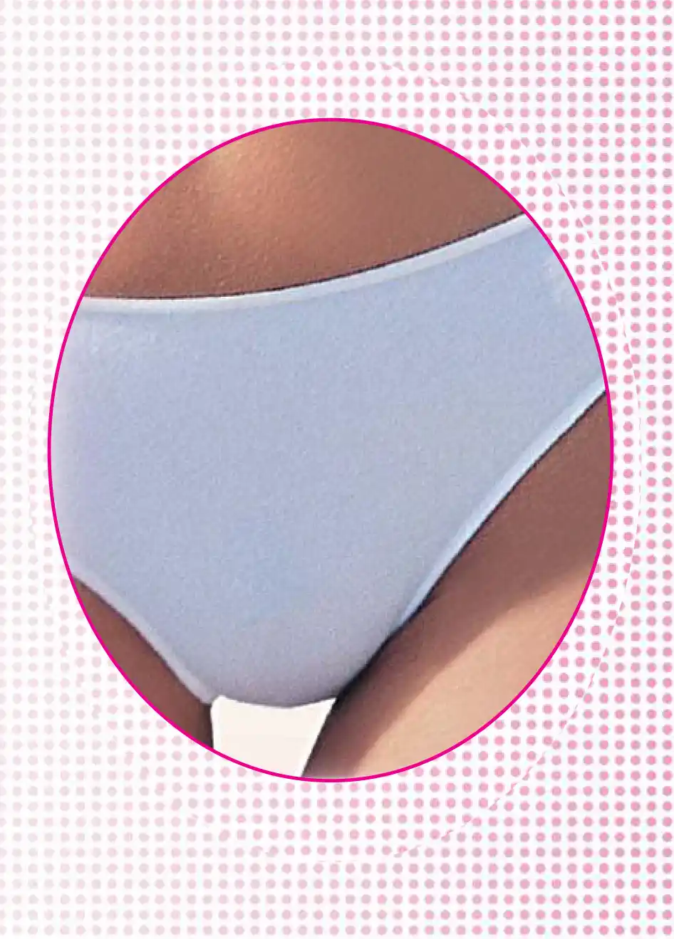 Kadın Beyaz Gizli Lastikli İz Yapmayan Modal Slip Külot