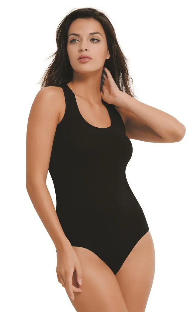 Kadın Geniş Askılı Çıtçıtlı Body Atlet