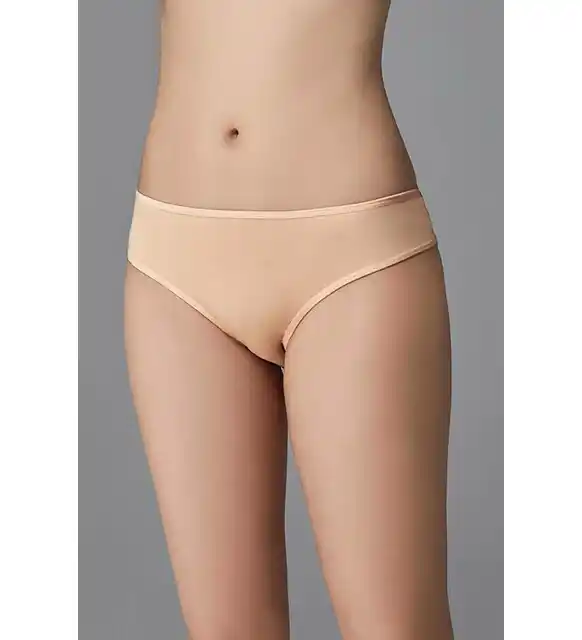 Kadın Siyah Beyaz Ten 5'li Klasik Slip Külot