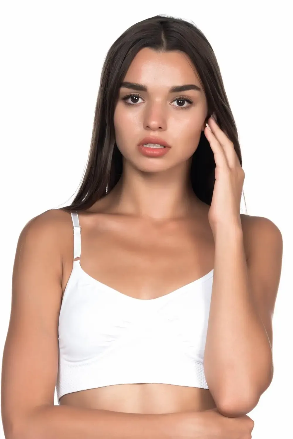Agraflı Beyaz Minimizer Korse