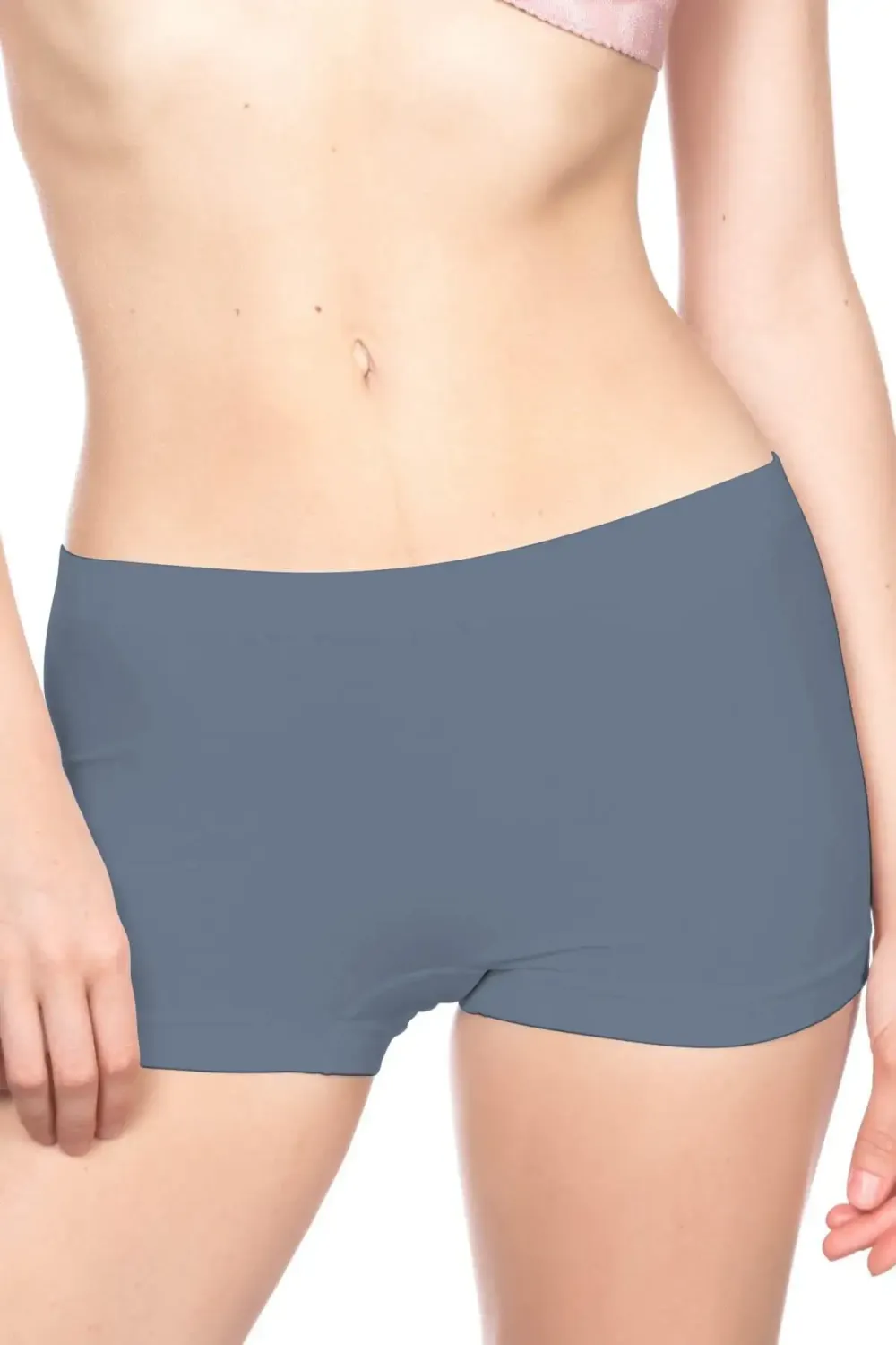 Dikişsiz Form Antrasit Soft Boxer