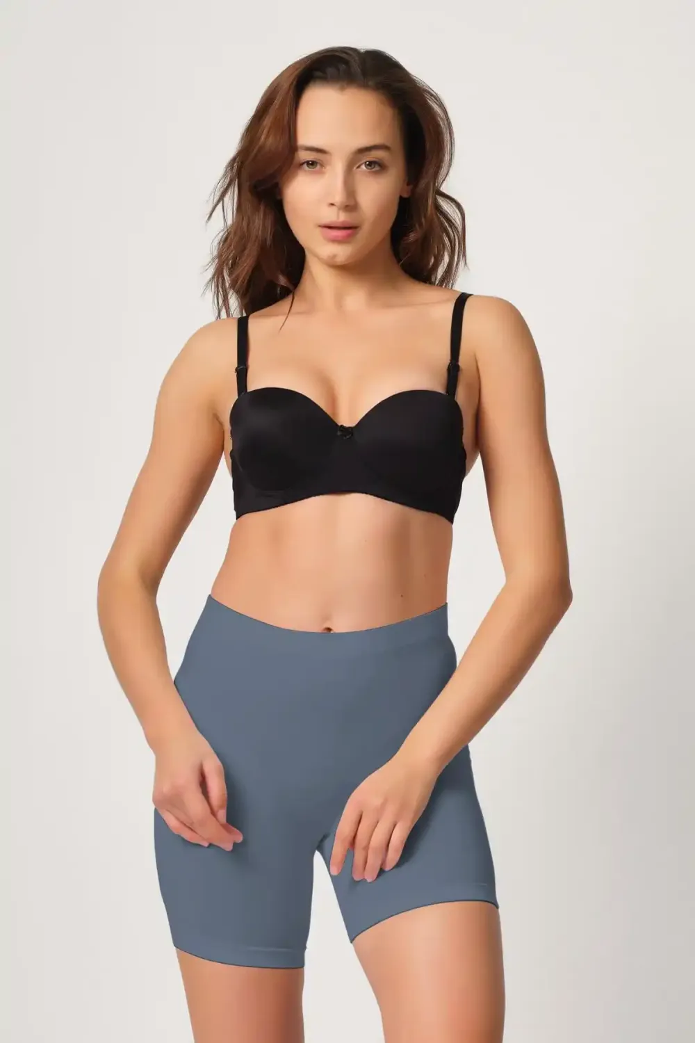 Antrasit Soft Paçalı Boxer