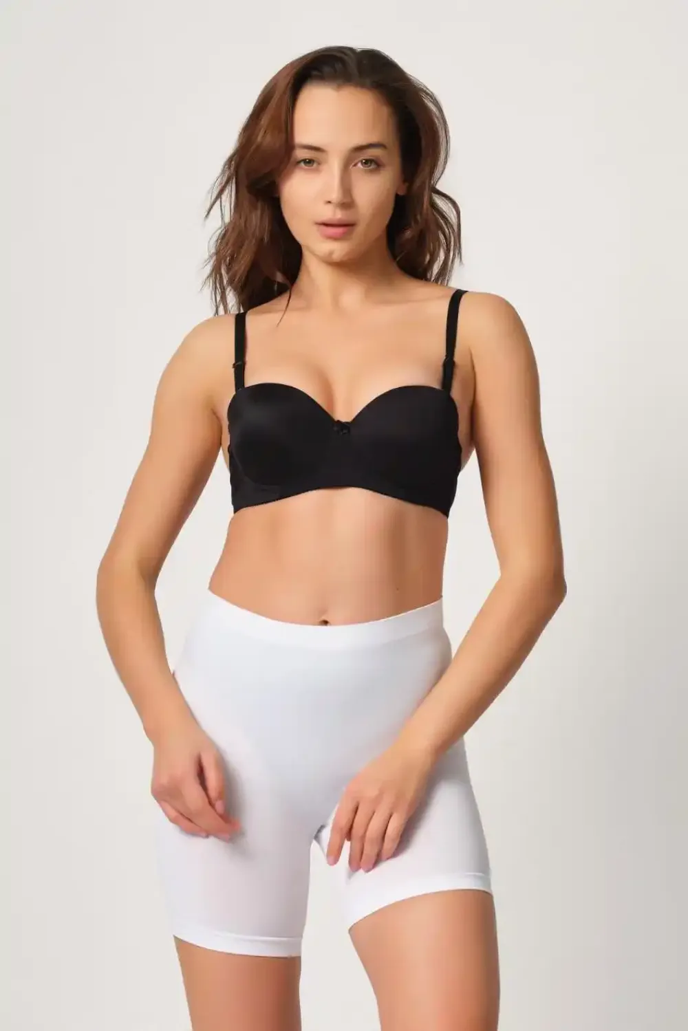 Beyaz Soft Paçalı Boxer