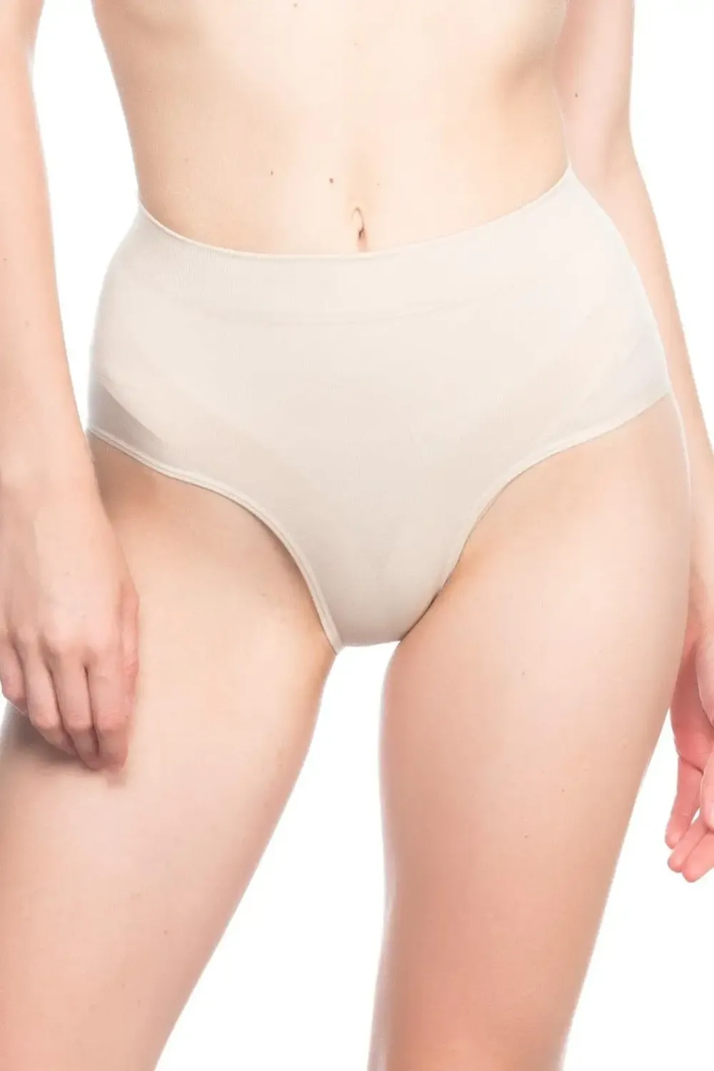 Düşük Bel Ten Rengi Slip Korse