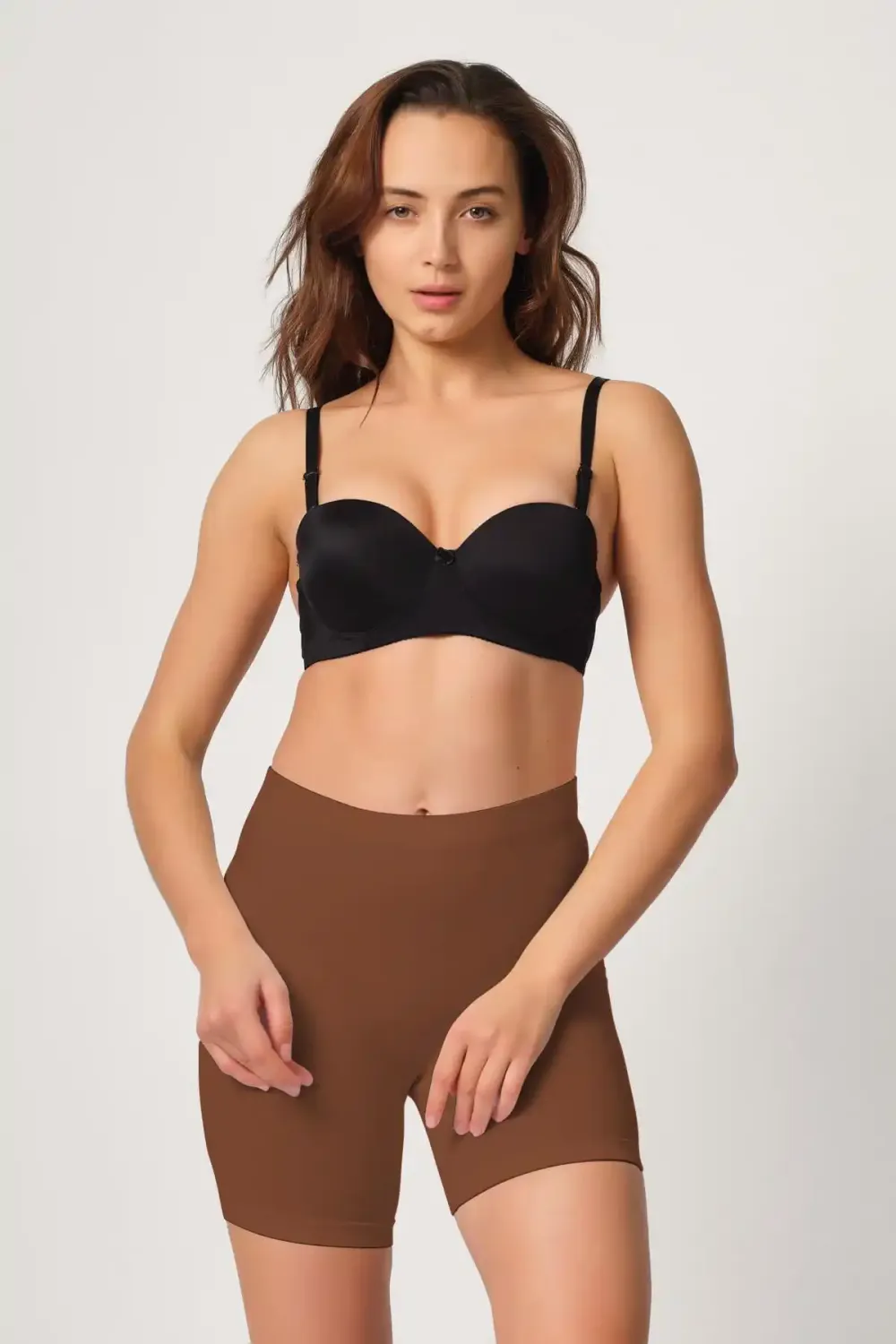 Kahverengi Soft Paçalı Boxer