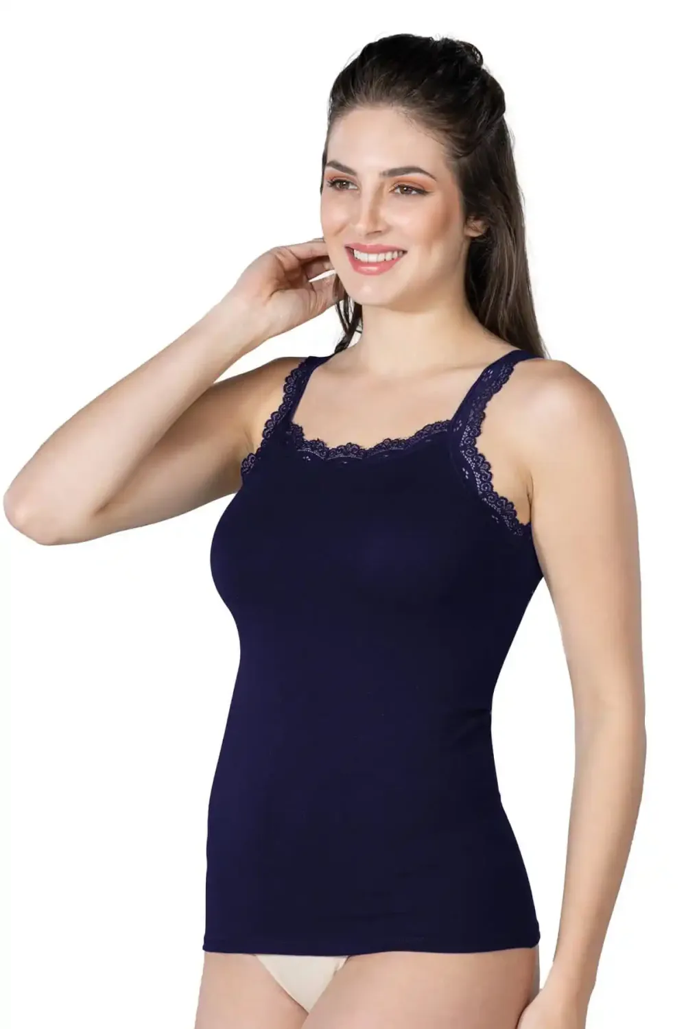 Lacivert Modal Cotton Dantelli Atlet
