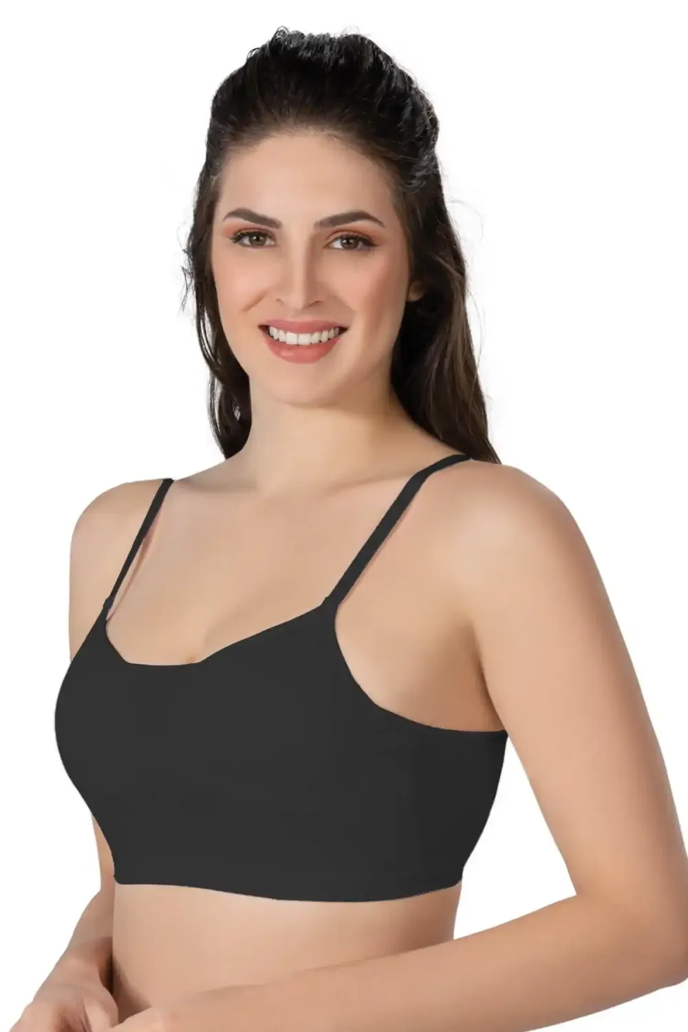 Siyah Modal Cotton Kaplı Büstiyer