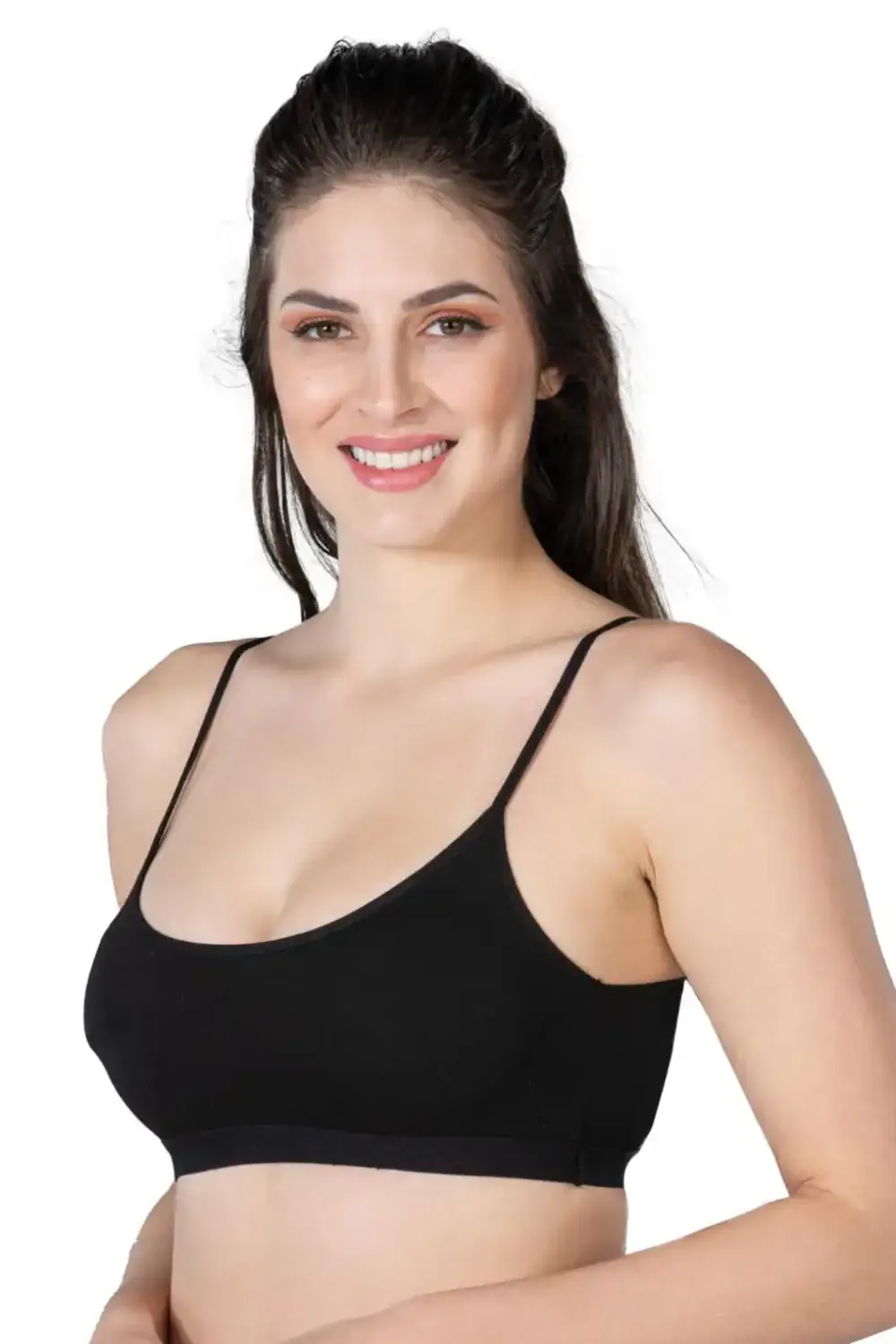Siyah Modal Cotton Pedli Büstiyer