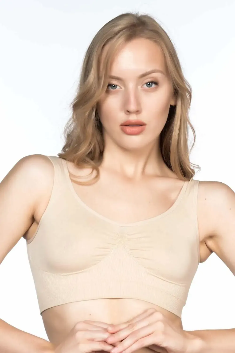 Soft Kalın Ten Rengi Askı Büstiyer