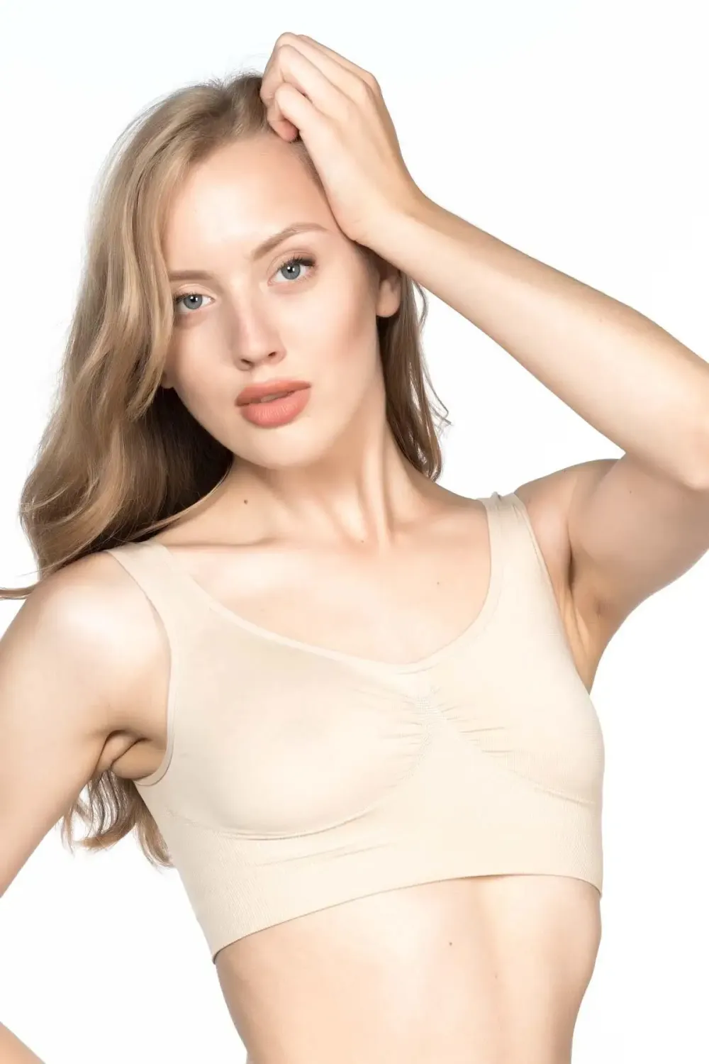 Soft Kalın Ten Rengi Askı Büstiyer