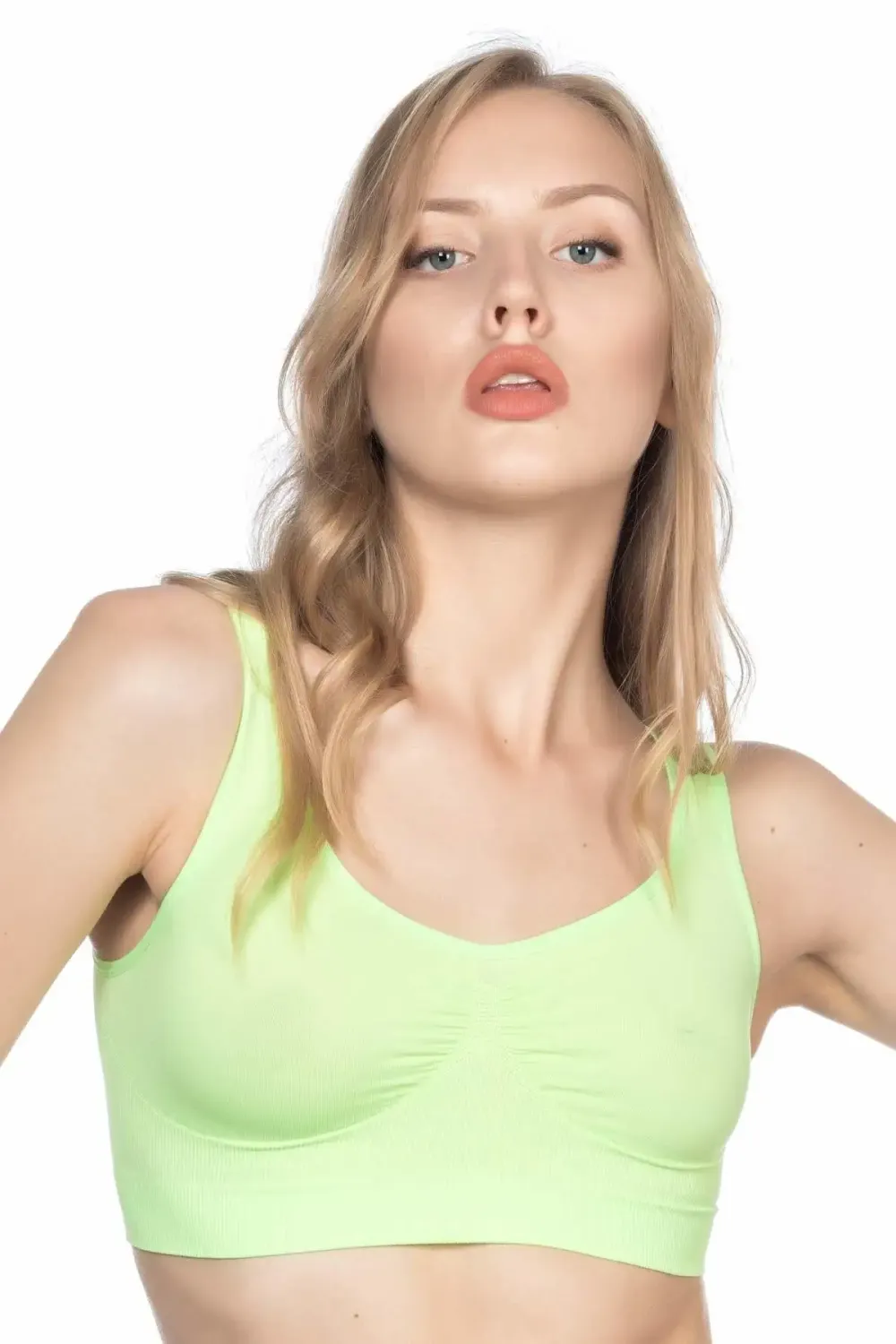 Soft Kalın Yeşil Askı Büstiyer