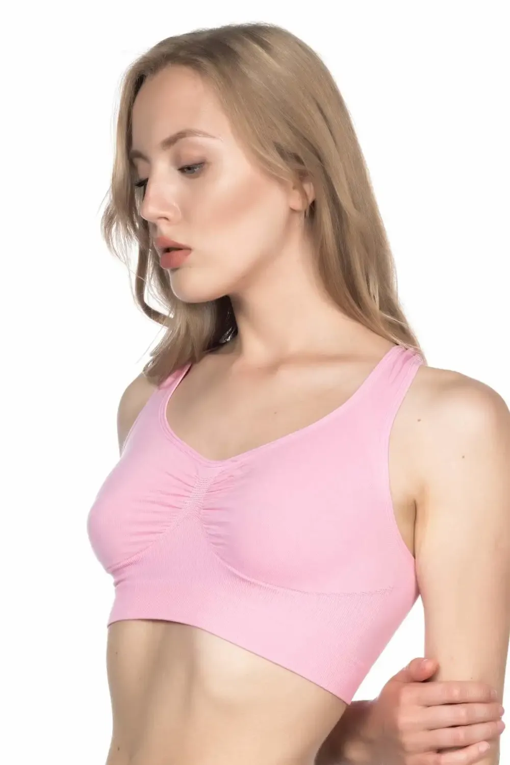 Soft Pembe Sporcu Büstiyer