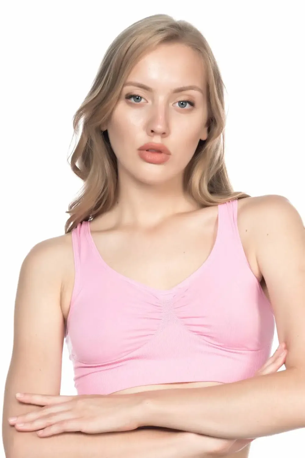 Soft Pembe Sporcu Büstiyer
