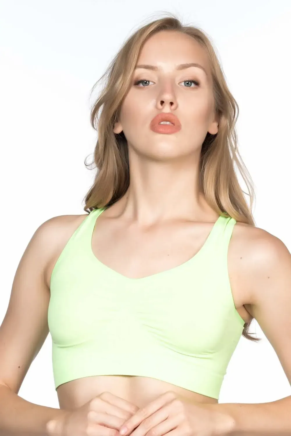 Soft Yeşil Sporcu Büstiyer