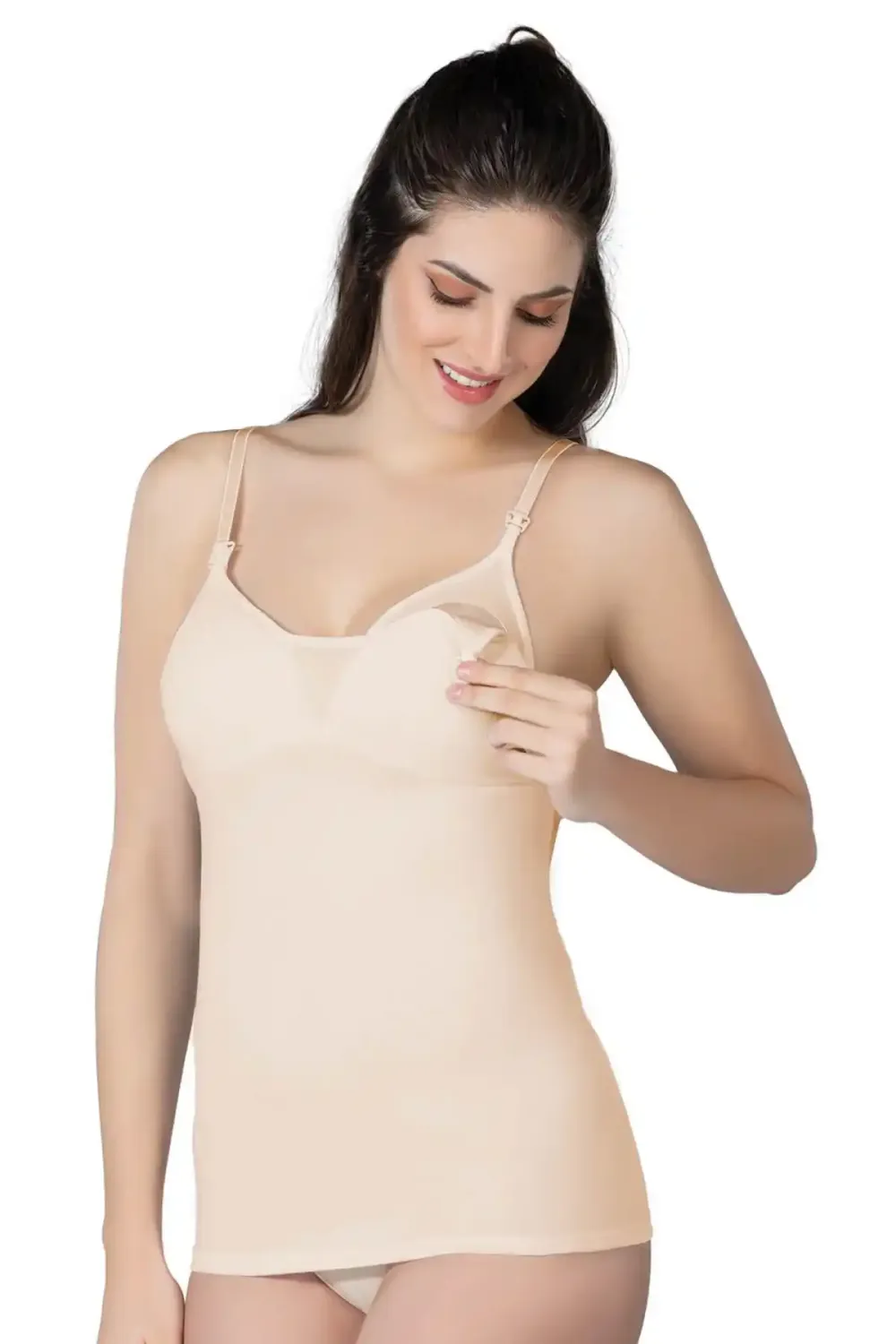 Ten Rengi Modal Cotton Kaplı Emzirme Atlet