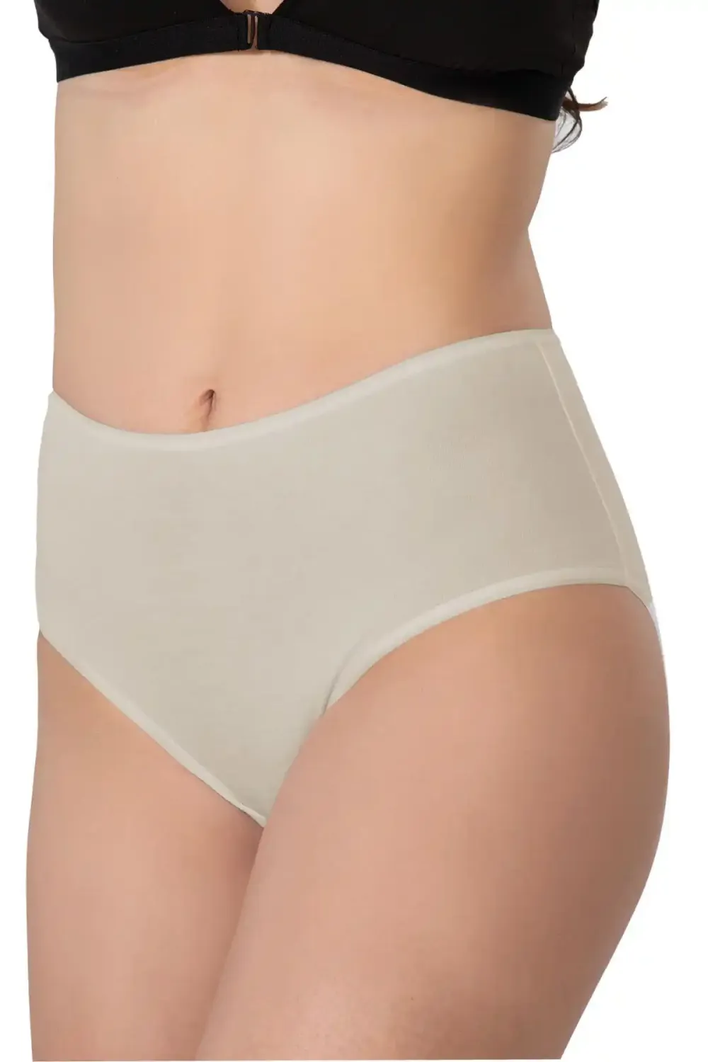 Ten Rengi Modal Cotton Yüksek Bel Külot