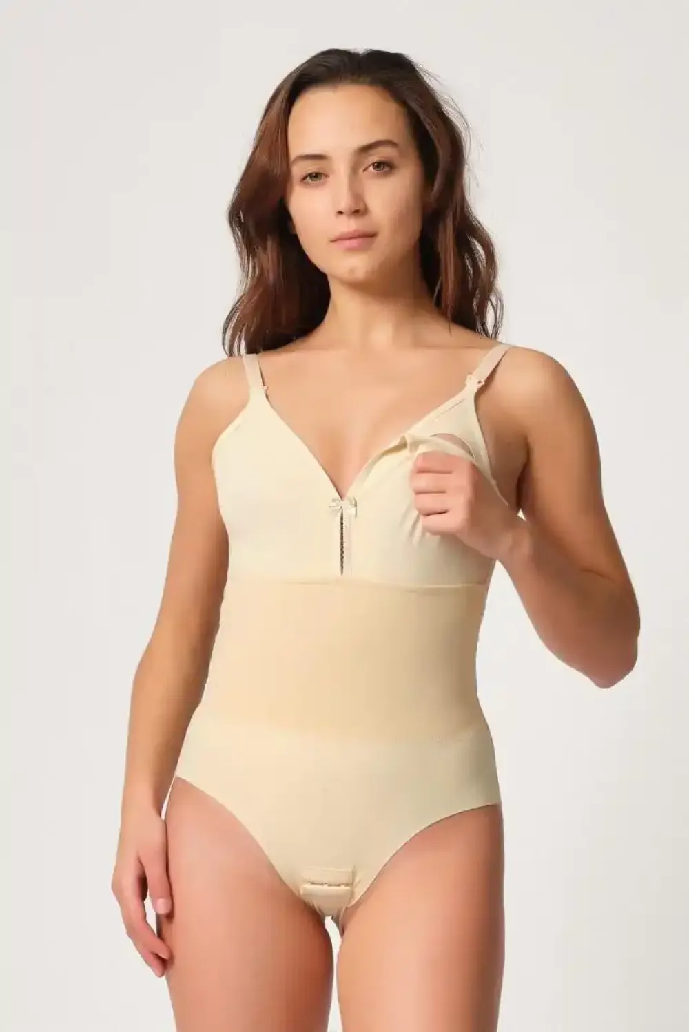 Ten Rengi Sırt Destekli Emzirme Body Korse