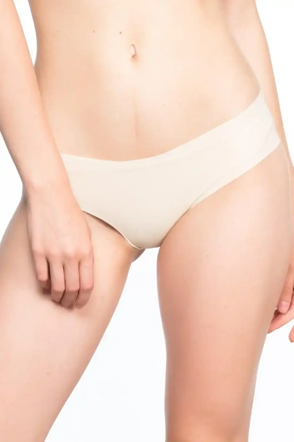 Ten Rengi Slip Kadın Lazer Kesim Korse