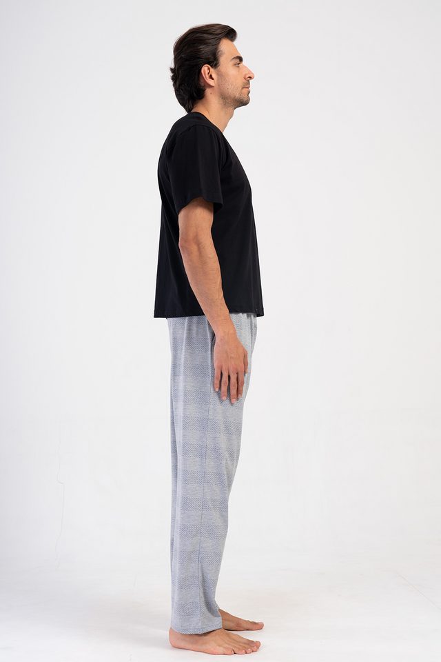 Erkek Gri Suprem Cepli Tek Pijama Altı 