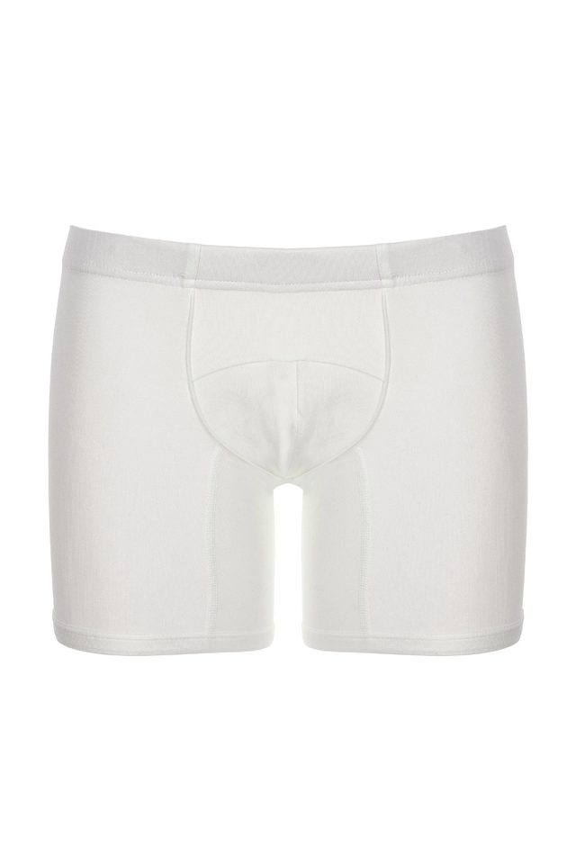 Erkek Modal Beyaz Uzun Boxer