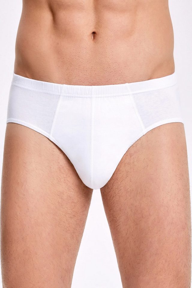 Erkek Pamuklu Beyaz Klasik Slip