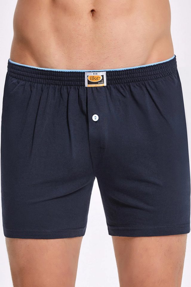 Erkek Pamuklu Havlu Bel Renkli Klasik Boxer