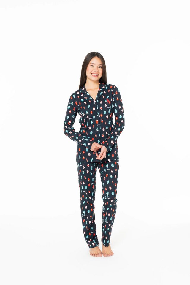Kadın Lacivert Pijama Takım U.S. Polo Assn.