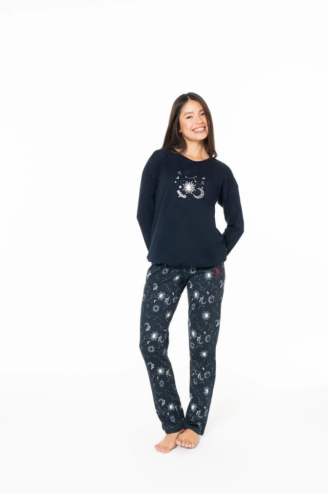 Kadın Lacivert Pijama Takım U.S. Polo Assn.