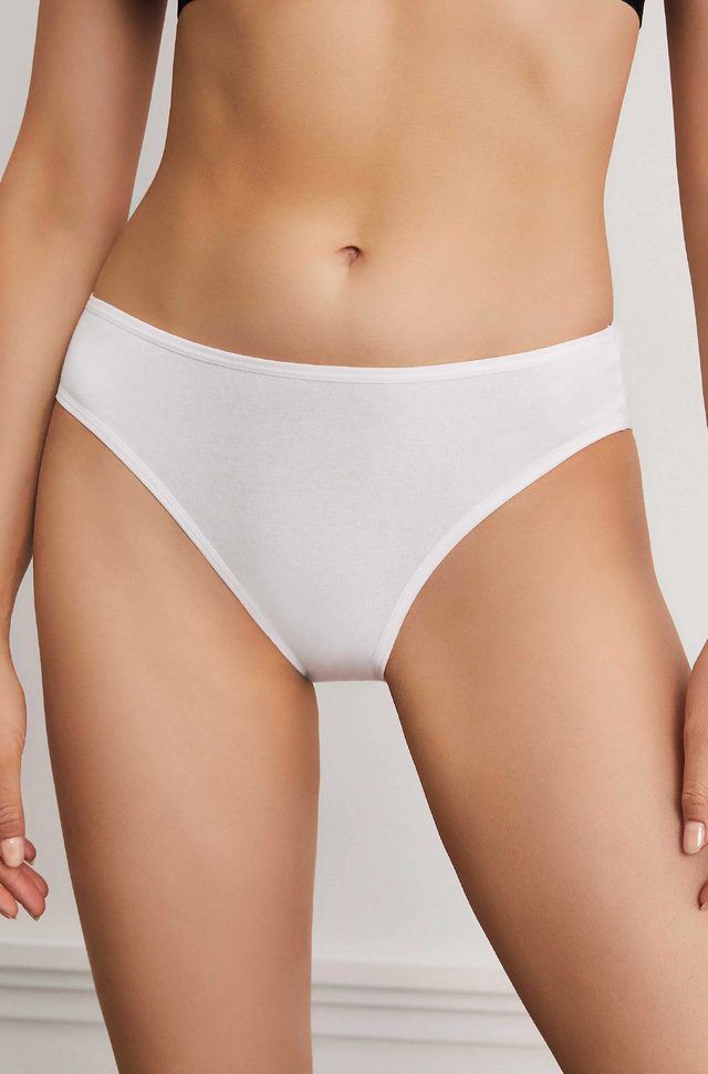 Kadın Pamuklu 3'lü Klasik Slip Külot