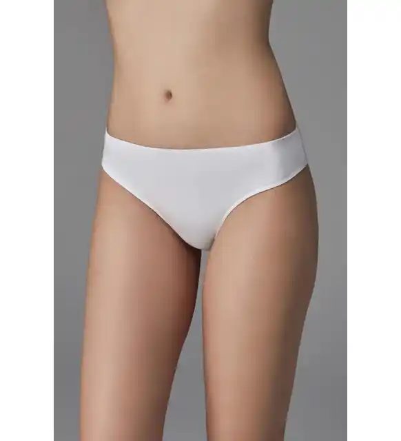 Kadın Siyah Beyaz Ten 5'li Klasik İzsiz Slip Külot
