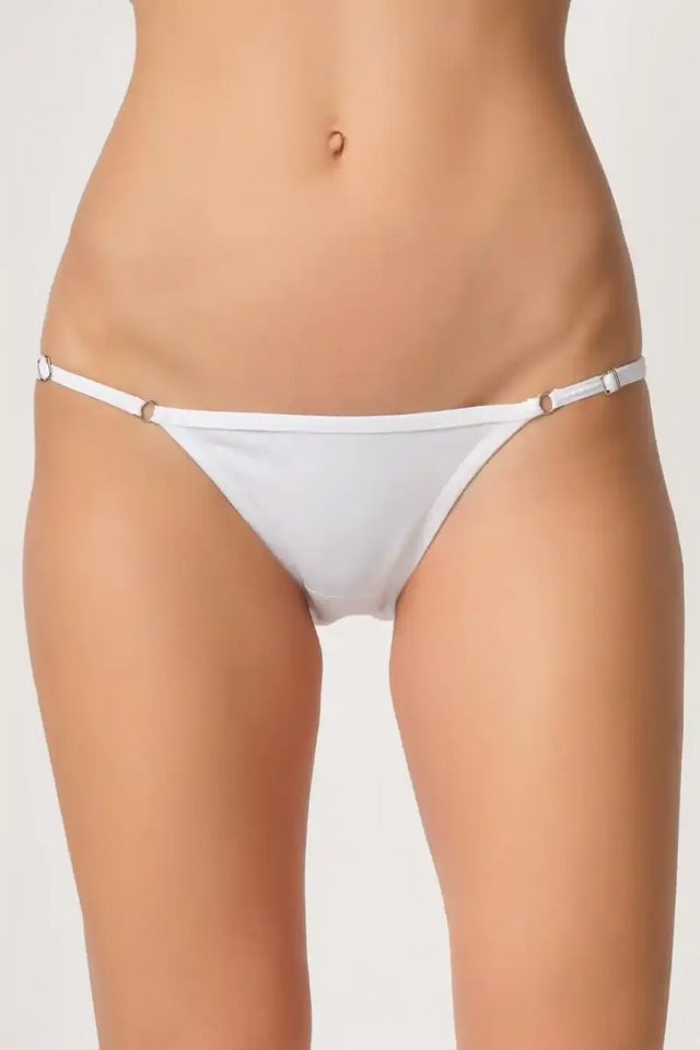 Beyaz Destekli Kadın Bikini Altı