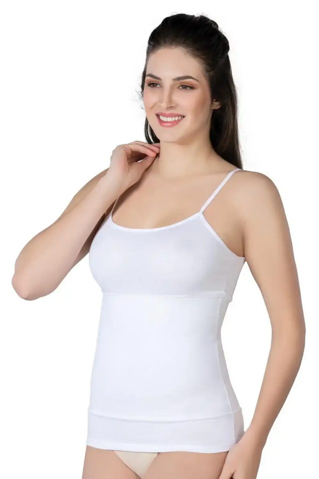 Beyaz Modal Cotton Kadın Atlet Korse