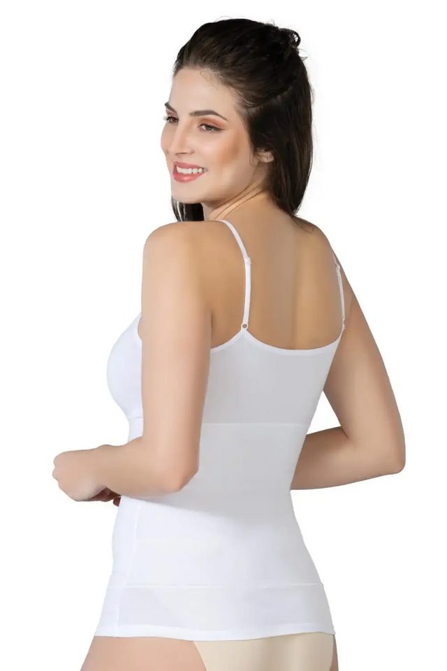 Beyaz Modal Cotton Kadın Atlet Korse