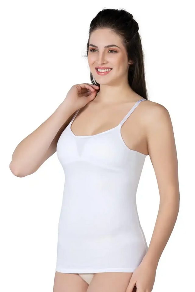 Beyaz Modal Cotton Kaplı Atlet
