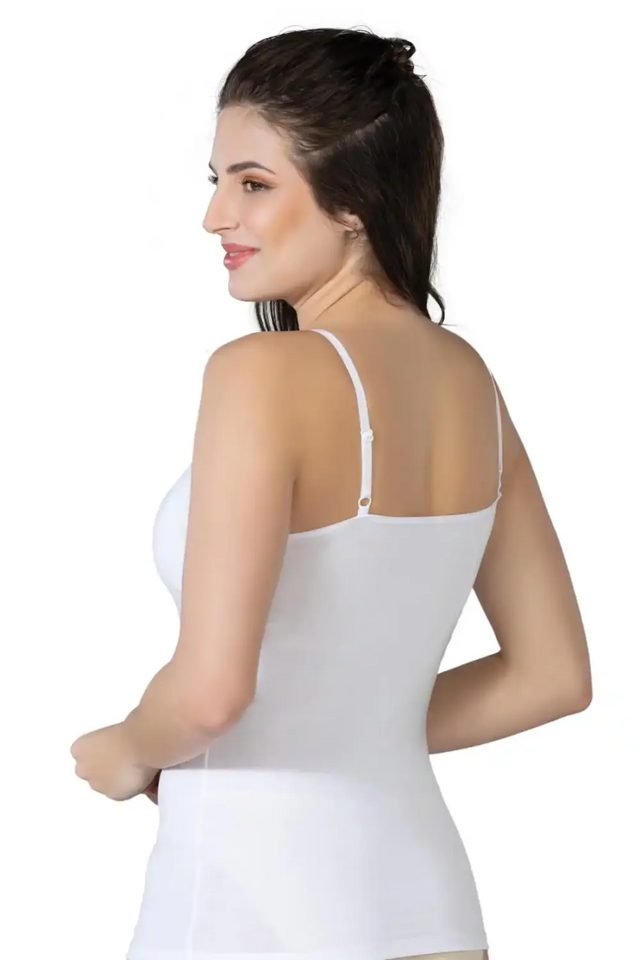 Beyaz Modal Cotton Kaplı Atlet
