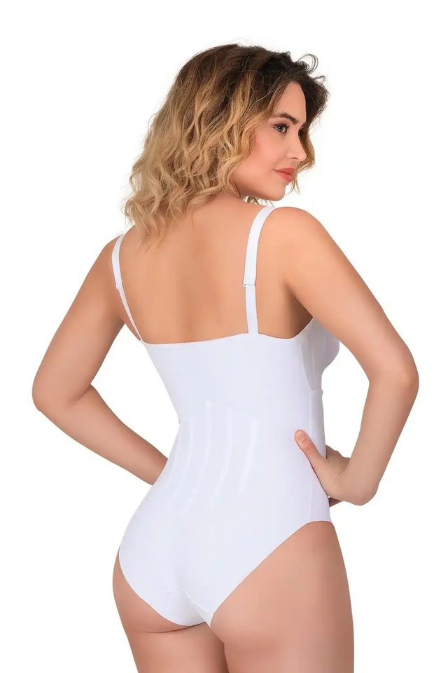 Beyaz Sırt Destekli Emzirme Body Korse