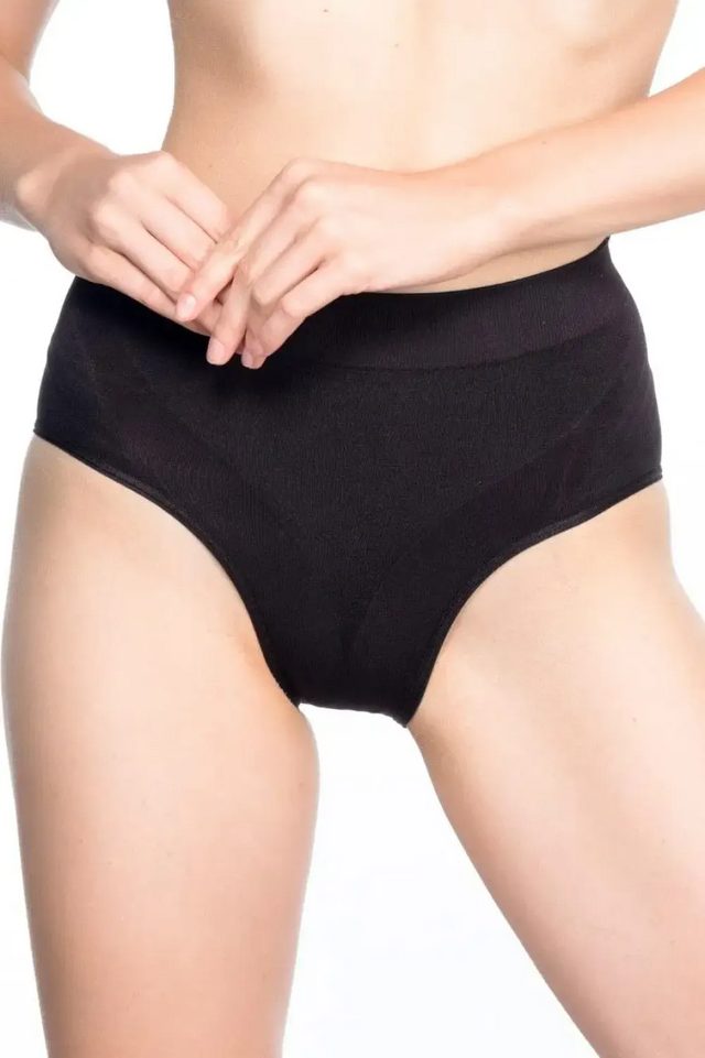 Düşük Bel Siyah Slip Korse