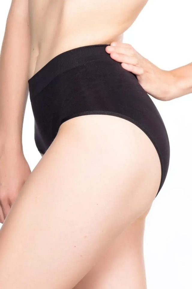 Düşük Bel Siyah Slip Korse