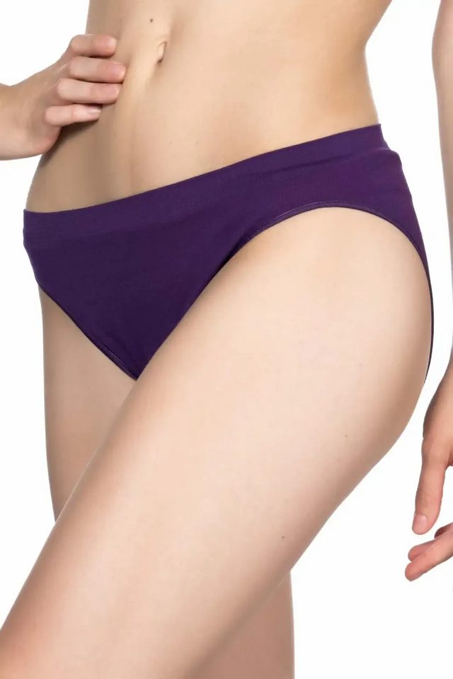 Dikişsiz Form Mor Soft Slip Külot