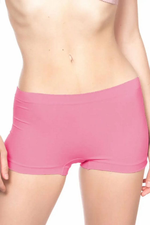 Dikişsiz Form Neon Fuşya Soft Boxer