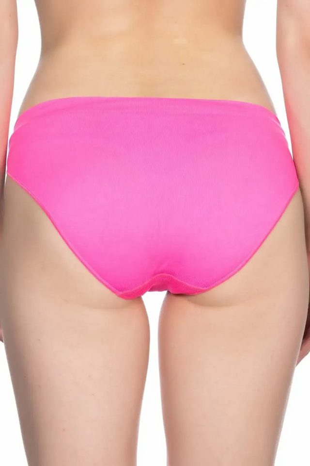 Dikişsiz Form Neon Fuşya Soft Slip Külot