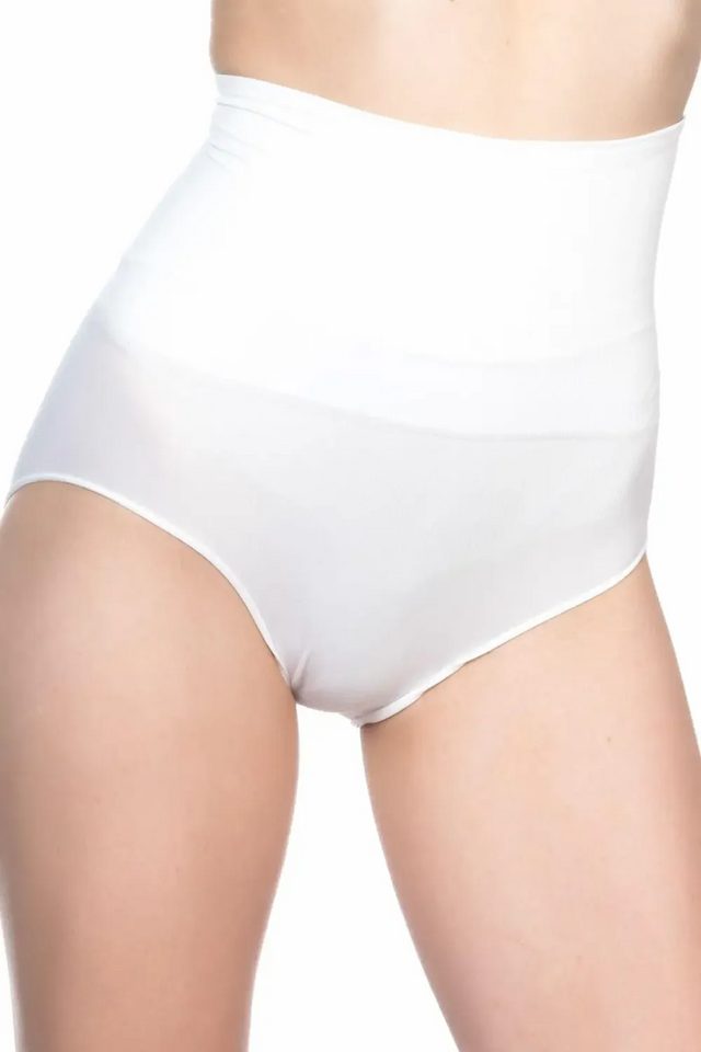 Yüksek Bel Toparlayıcı Slip Beyaz Korse
