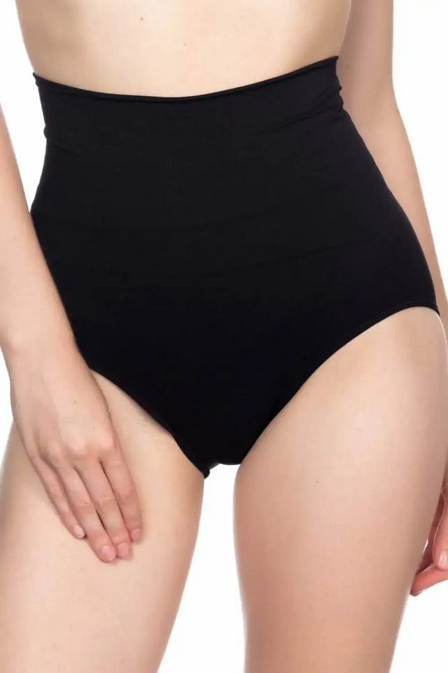 Yüksek Bel Toparlayıcı Slip Siyah Korse