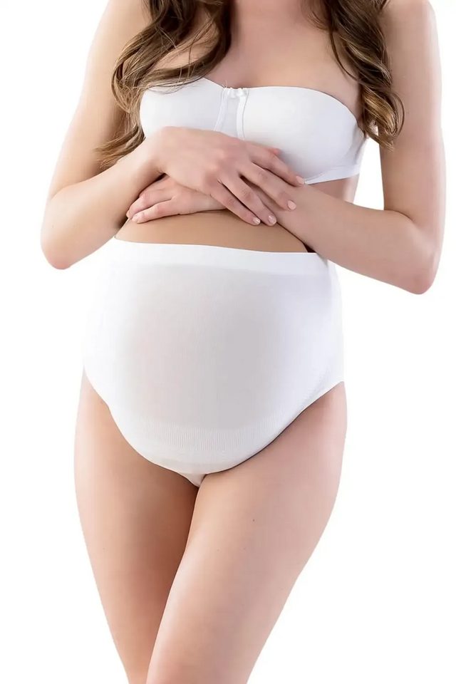 Dikişsiz Soft Beyaz Hamile Slip