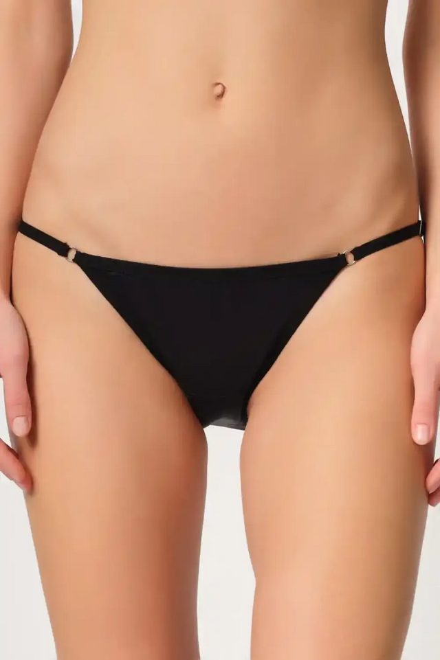 Siyah Destekli Kadın Bikini Altı