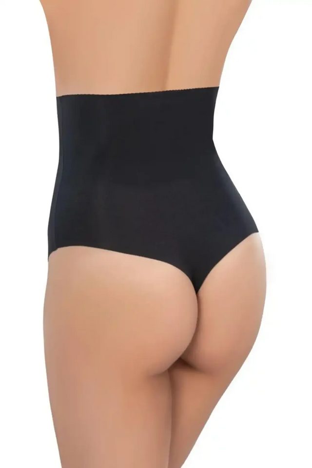 Siyah Lazer Kesim String Korse