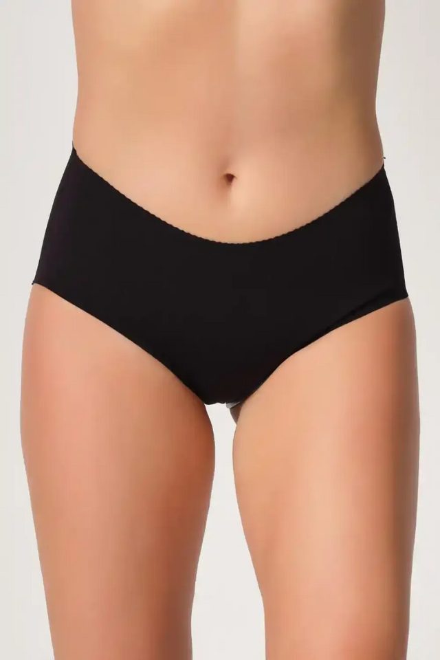 Siyah Mama Lazer Kesim Slip Korse