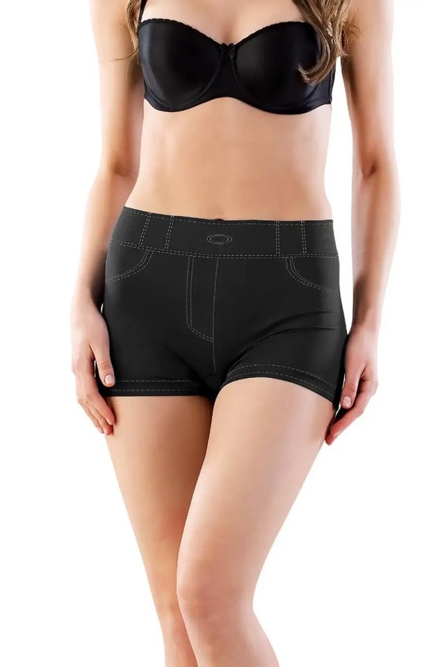 Siyah Soft Kot Boxer